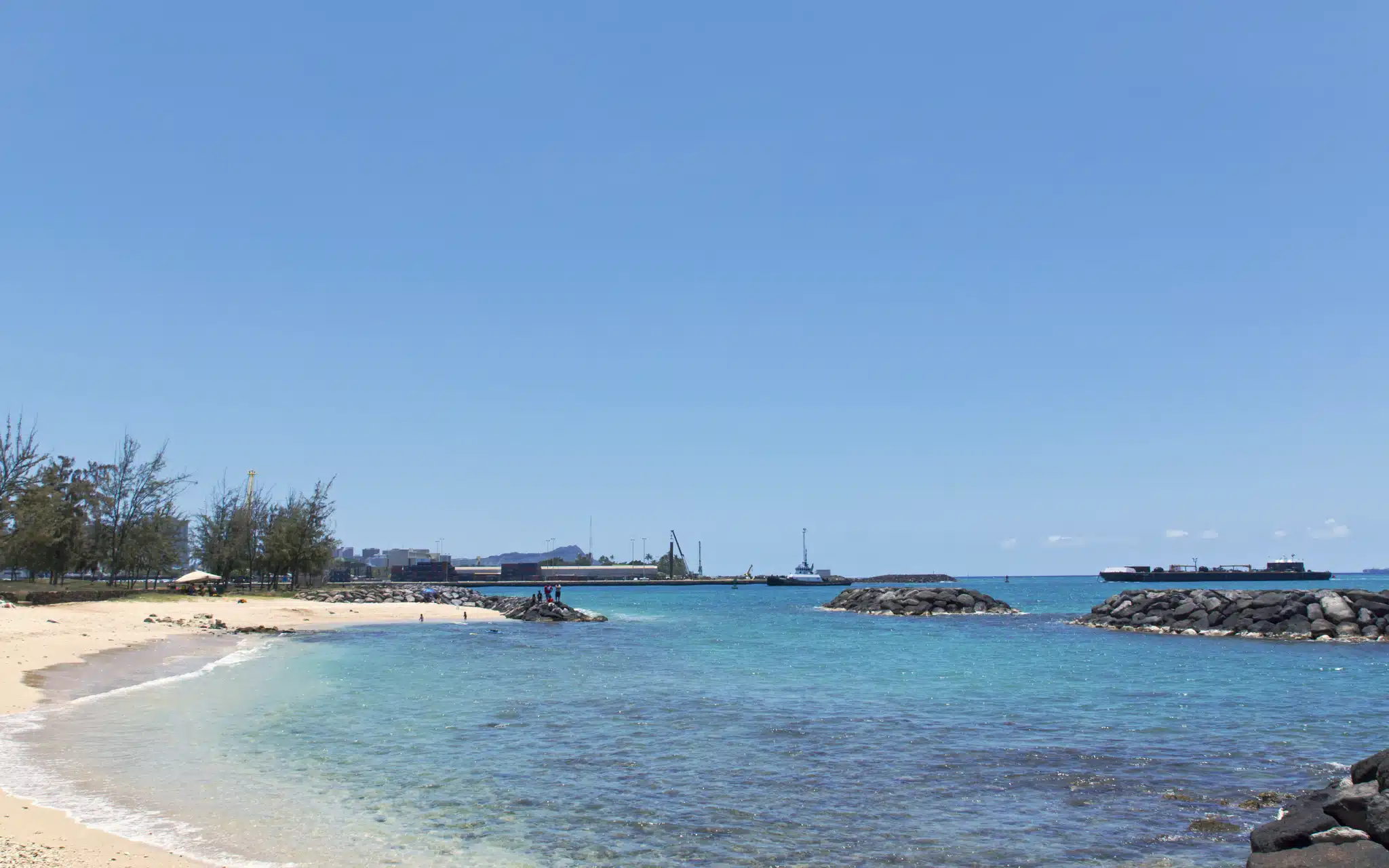 Sand Island State Recreation Area is a State Park located in the city of Honolulu on Oahu, Hawaii