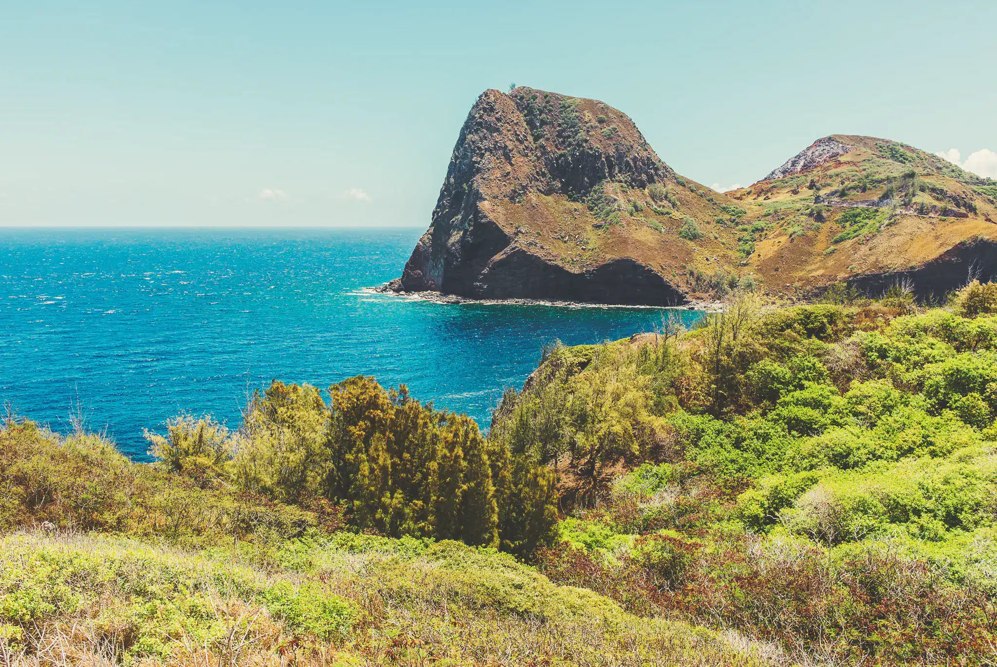 Kahakuloa Head (Pu'u Koa'e) is a Heritage Site located in the city of Kahakuloa on Maui, Hawaii