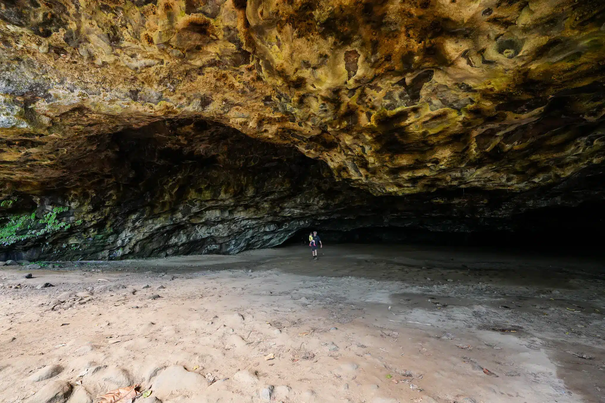 Maniniholo Dry Cave is a Heritage Site located in the city of Kilauea on Kauai, Hawaii